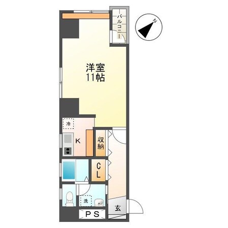 新地中華街駅 徒歩3分 4階の物件間取画像